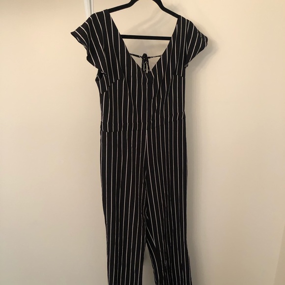 Pants - Striped Jumpsuit